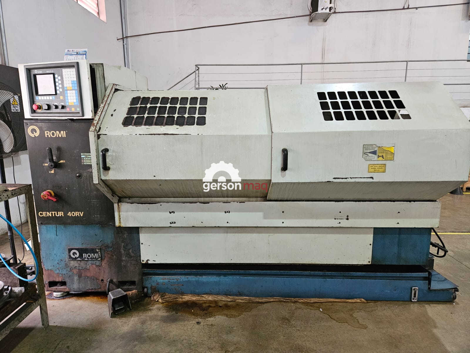 TORNO CNC ROMI CENTUR 40 RV COM GANG